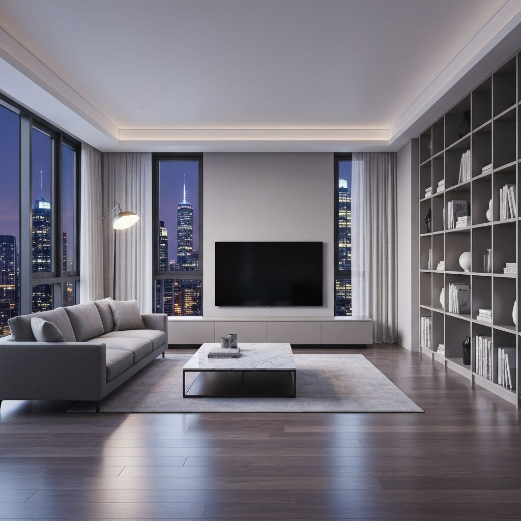 Modern Luxury Apartment with City View